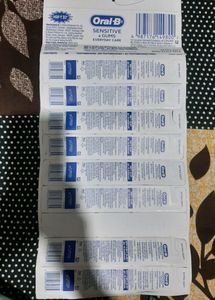 NEW 8 ORAL B, BRUSH VERY SOFT TOOTHBRUSH