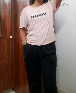 Peach loose T-Shirt