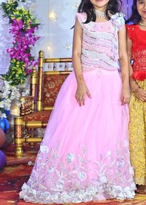 Heavy Sparkling Pink party wear lehenga set