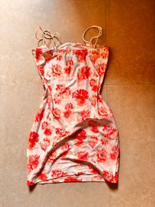 cute floral mini dress