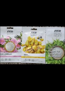 Nykaa Naturals Sheet Masks Trio