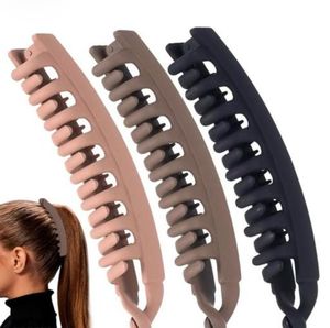 Set of any 2 Matte Banana Hair Clips