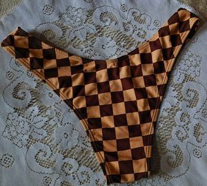 Checkerboard Bikini Bottoms