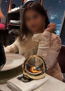 Unique Gold Sphere, red and blue clutch