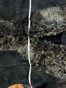Chic Brown Faux Fur Trimmed Jacket