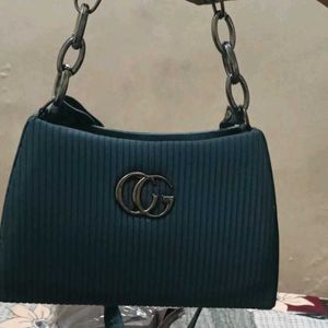 Stylish Teal Clutch Handbag