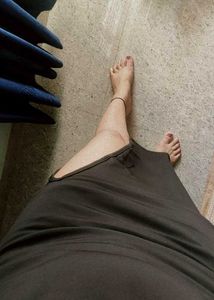 Like New Side Slit Black Dress