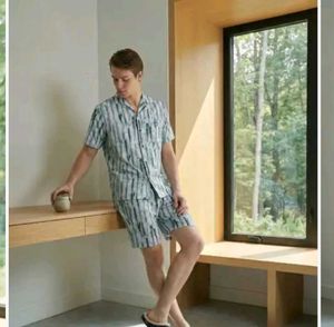 Men's Printed Pajama Set