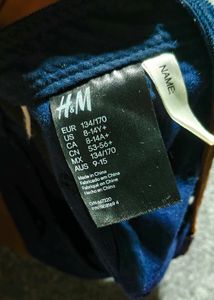 H&amp;M Blue &amp; Brown Baseball Unisex cap