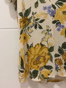 Floral Print Short Sleeve Button-Up Shirt