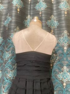 Chic Black Strapless Mini Dress