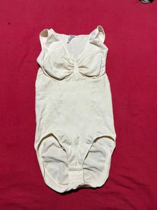 Beige Full Body Shapewear Bodysuit XXL