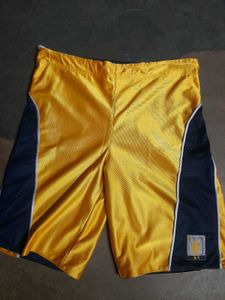 Men's Yellow Basketball Shorts