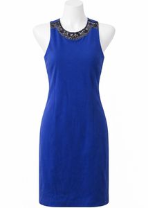 ELLE Elegant Blue Bodycon Dress