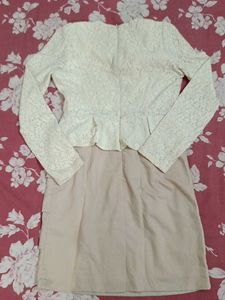 Elegant Lace &amp; Tiered Dress