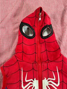 Kids Spiderman Hoodie Vest
