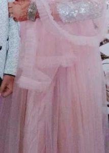 Elegant Pink Sequin Lehenga Choli