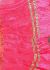 Olive &amp; Rani Pink Brocade Kurti-Lehenga Set