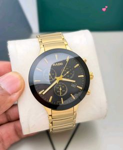 Rado Watch - Chronograph Black &amp; Rose Gold FOR MEN