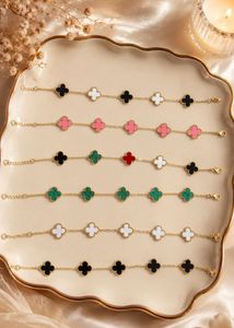 Elegant Clover Charm Bracelets