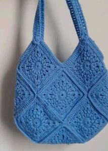 Blue Tote Bag