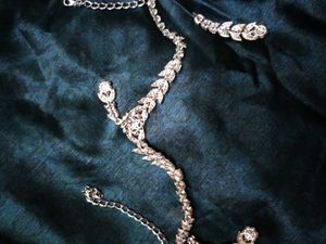 silver necklace
