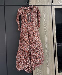 Boho Print Ethnic Gown