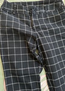 Classic Plaid Slim Fit Pants