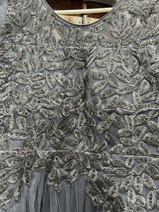 Net Embroidery Fancy Gown