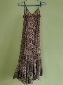 Leopard Print Maxi Dress