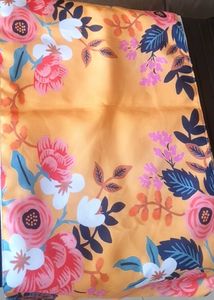Table Runner Yellow Floral Print
