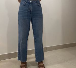 Zara High Rise Denim Jeans