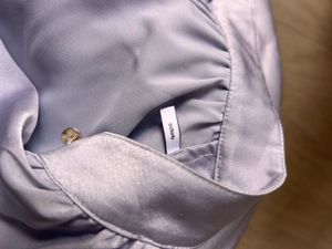 Imported lavender Cold Shoulder Blouse