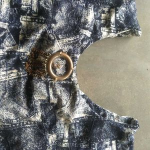 Stylish Printed Tunic Top
