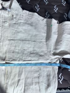 NINE WEST Cream Bomber Jacket