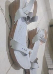 Grey Thong Strap Sandals