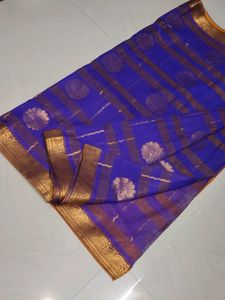 Beautiful Shiny Pattu Saree With Blouse