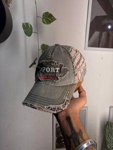 Distressed Casual Sport Cap