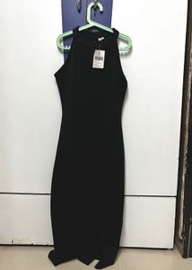 Black Dress With Side Slit
