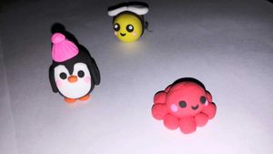 8 Cute Animal clay charms