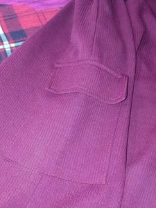 Burgundy Casual trousers