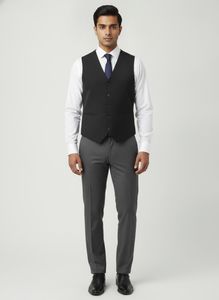 Men's Black Vest