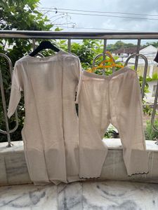 Elegant Linen Kurta Set