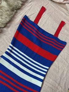 Striped Sleeveless Dress