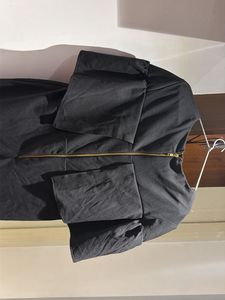 Elegant Noir Statement Dress