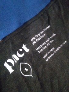 Pact Black Long Sleeve Dress