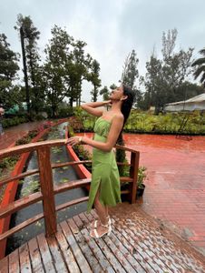 Chic Light Green Summer Dress