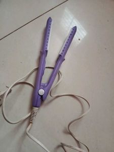 Purple Mini Hair Straightener