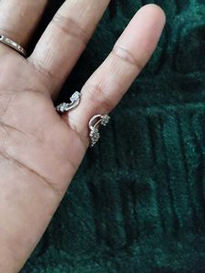 Sparkling Silver Tone Ring