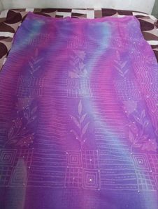 Elegant pink Ombre Saree